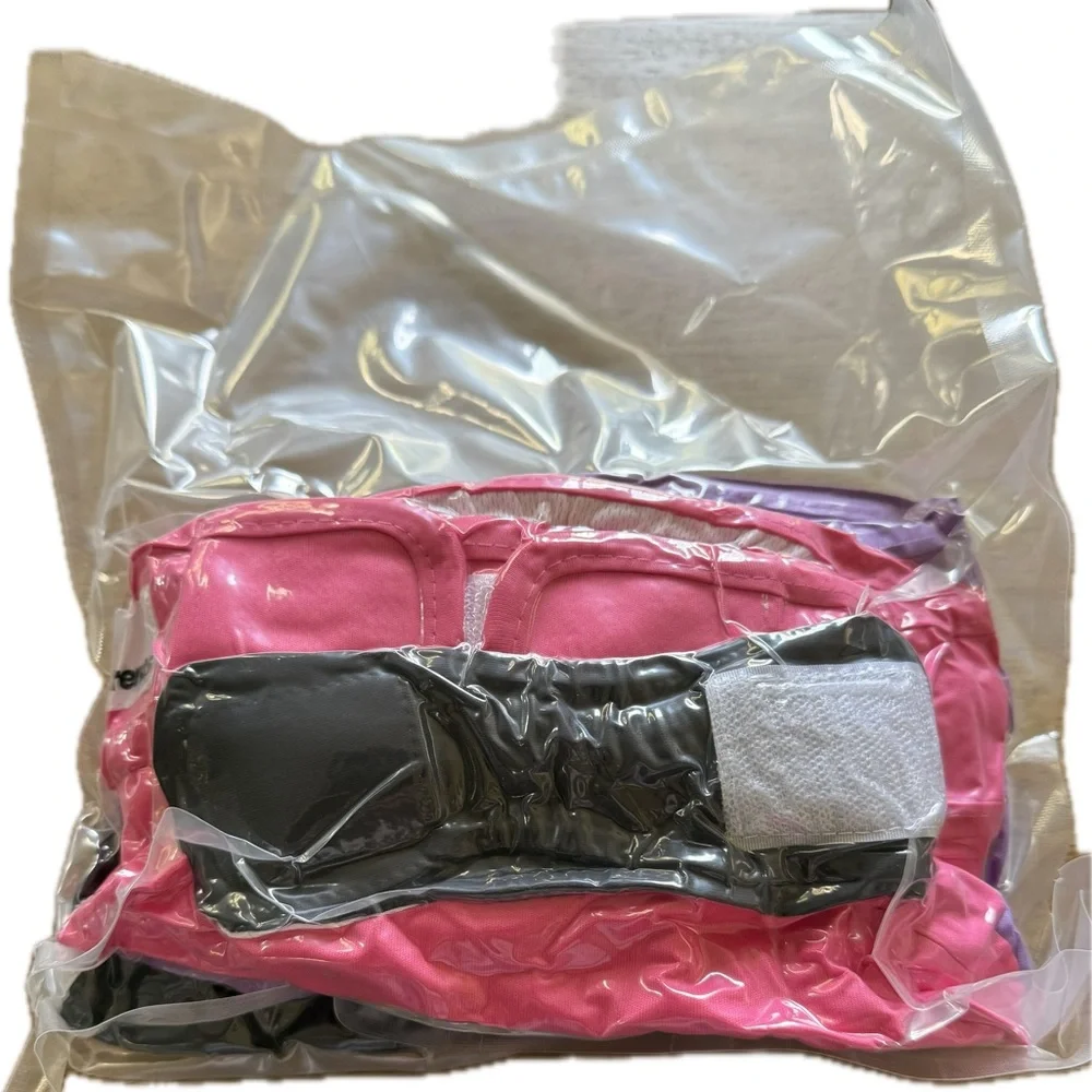 🐕 Lot of 2 Pet Parents Washable Dog Diapers - 3 Pack (Black, Purple, Pink)